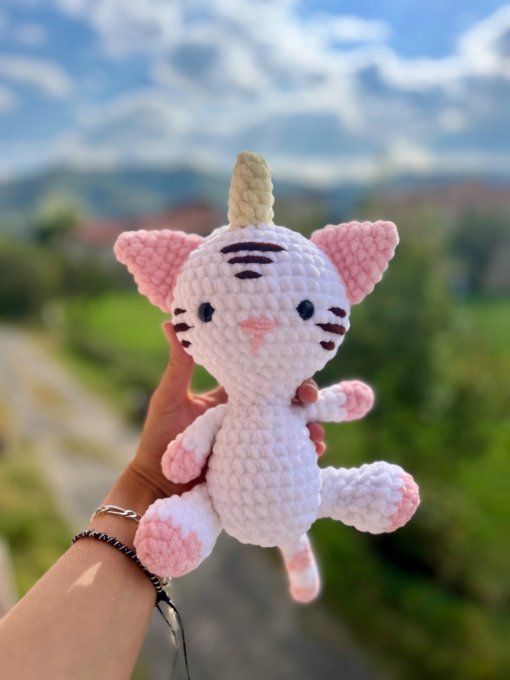 Peluche Chat licorne