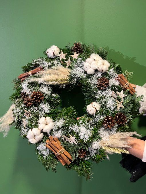 Atelier Floral : Couronne de l'Avent