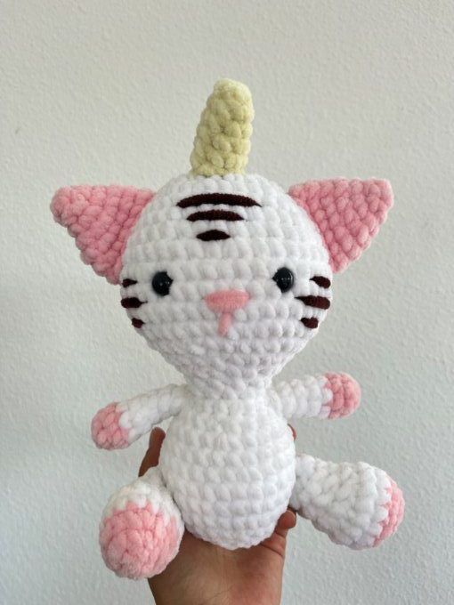 Peluche Chat licorne